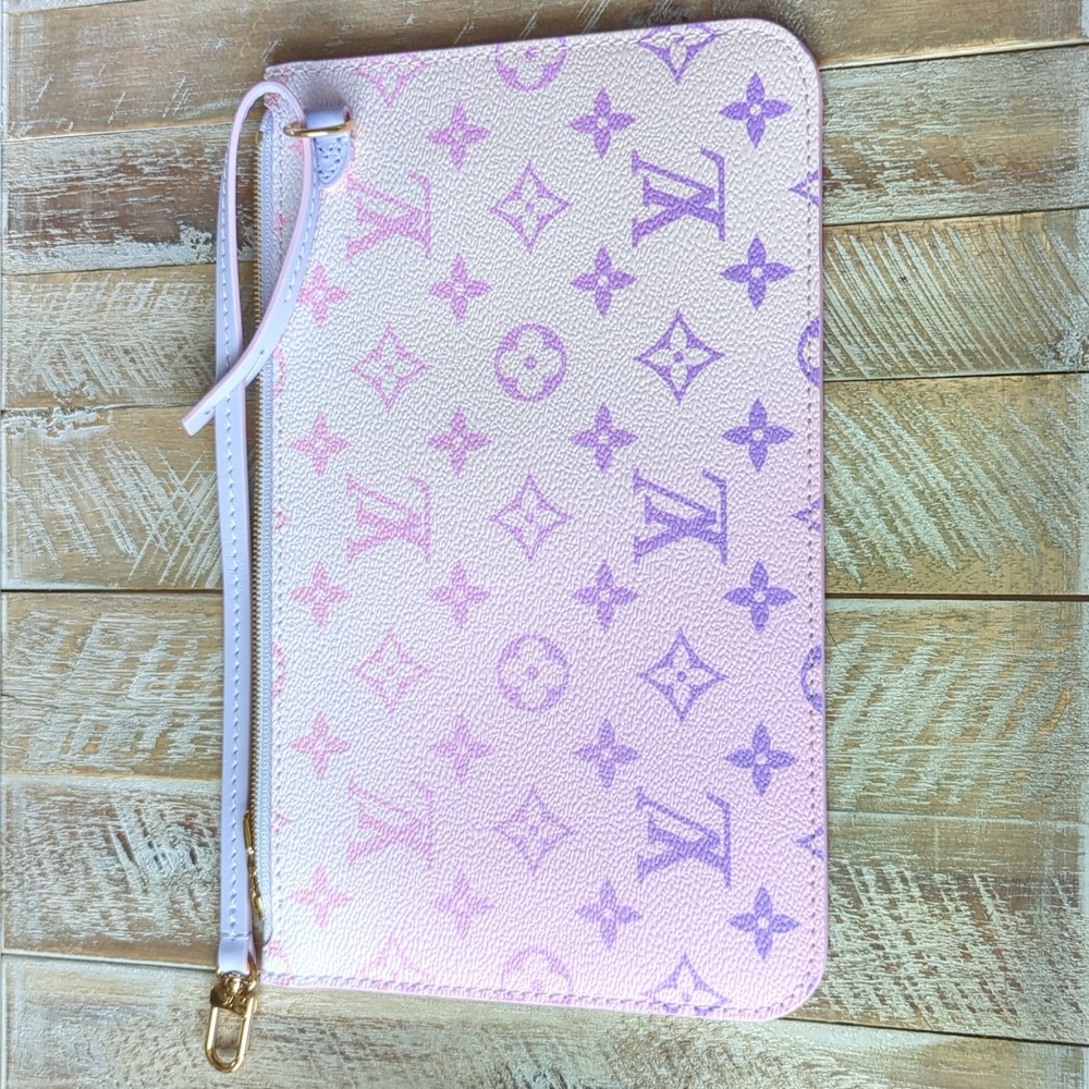 Louis Vuitton Monogram Spring In The City Neverfull MM/GM Pochette Sunrise Paste